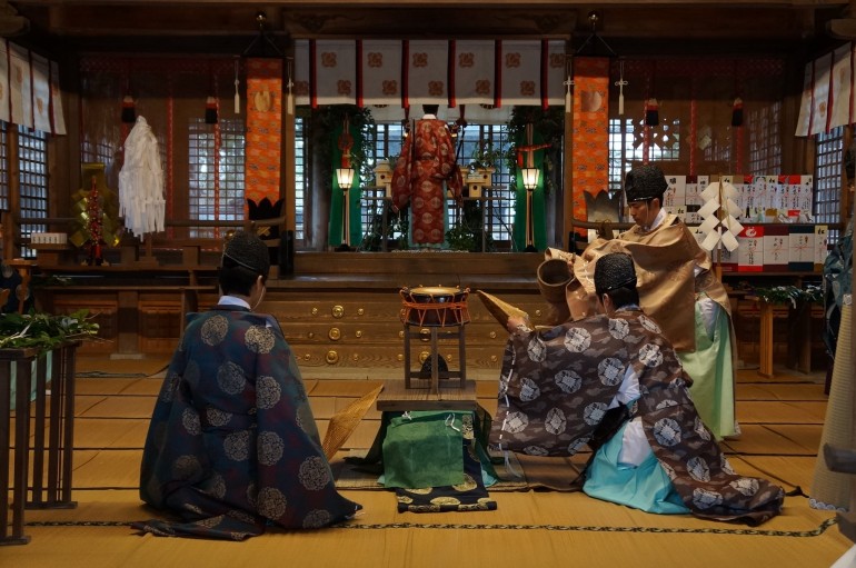 火振り神事（田作祭）Fire Ritual (Tatsukuri Festival)